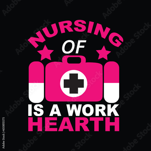 Nursing T-shirt design
