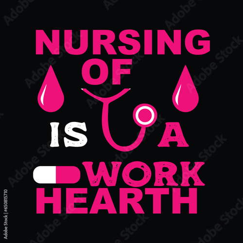 Nursing T-shirt design