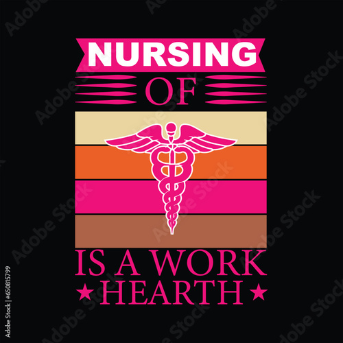 Nursing T-shirt design