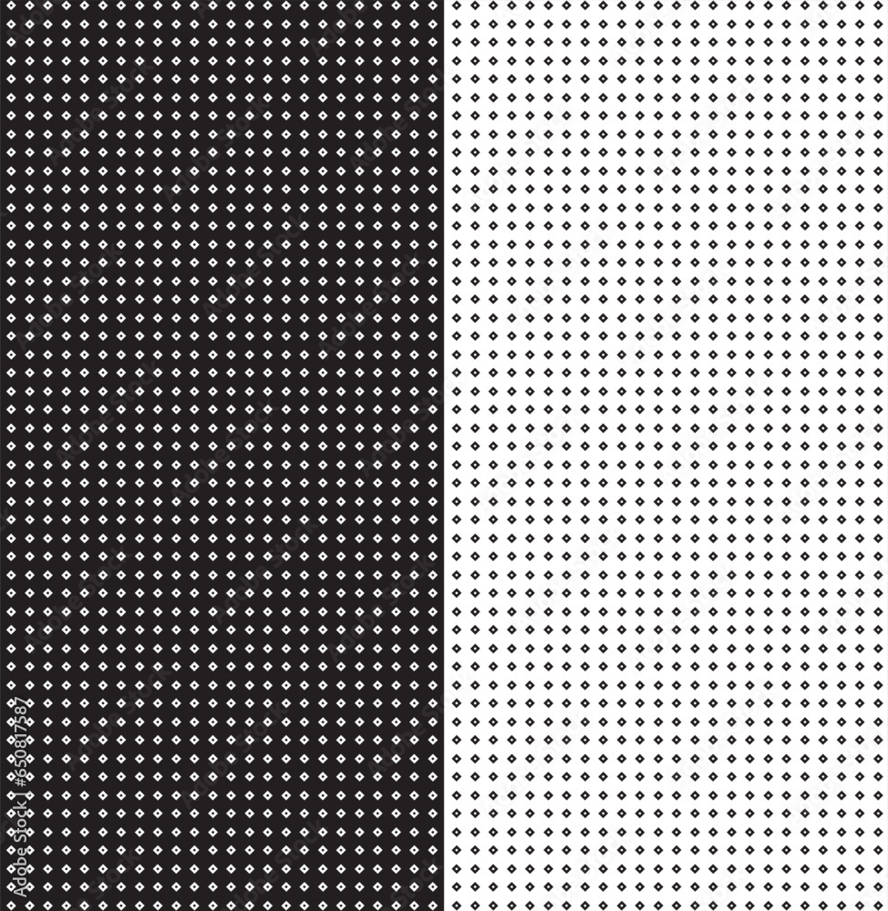 square fabirc design art, square fabric pattern, black and white pattern