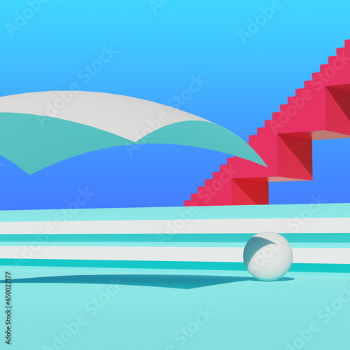 minimalist architectural illustration