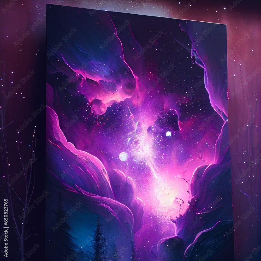 Obraz premium galaxy swirls in space
