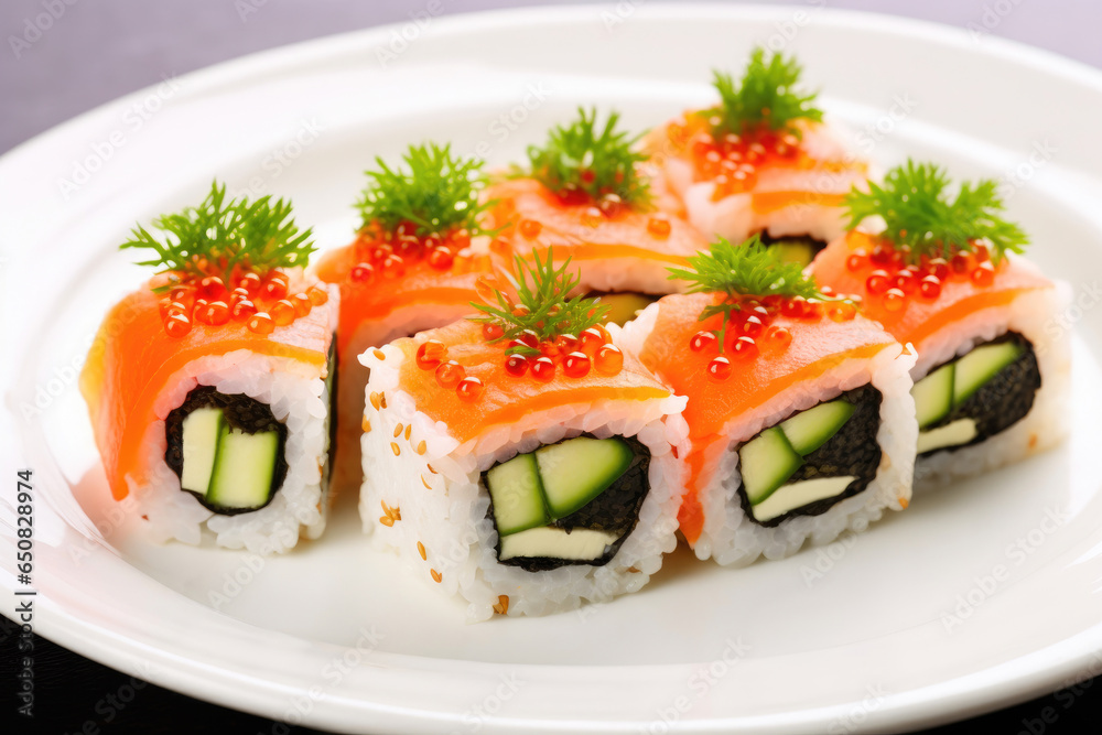 Delicious Seafood Delights on a Plate
