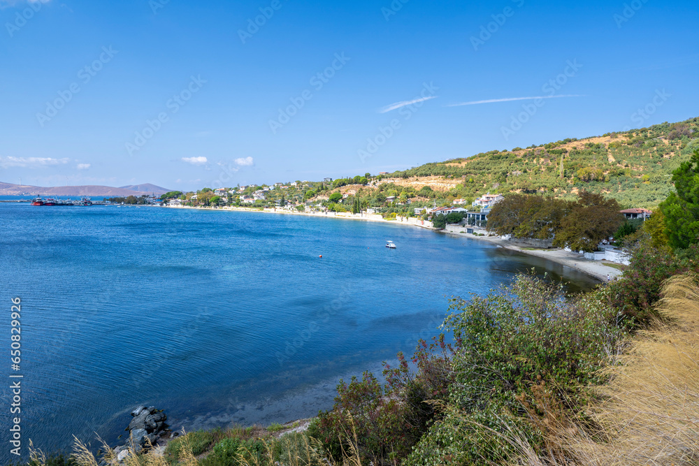 Fototapeta premium Narli Village Beach view in Bandirma Town of Turkey
