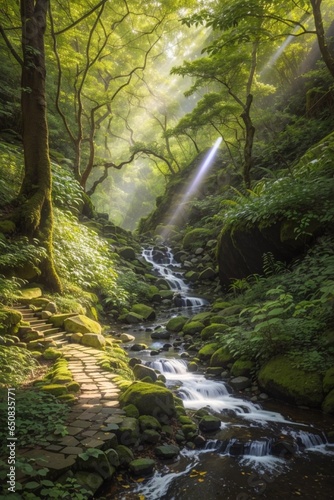 stream in the forest