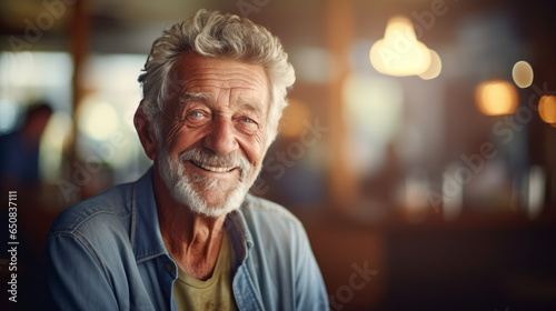Portrait of a Happy Retired Man