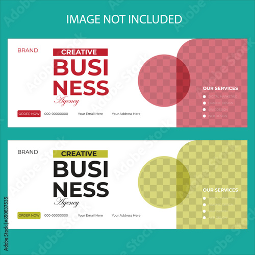 Business Template Creative Vector Design
