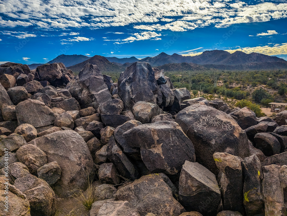 Seguaro National Park Petroglyphs 