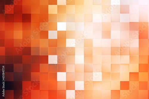 An abstract background with squares in orange and white colors