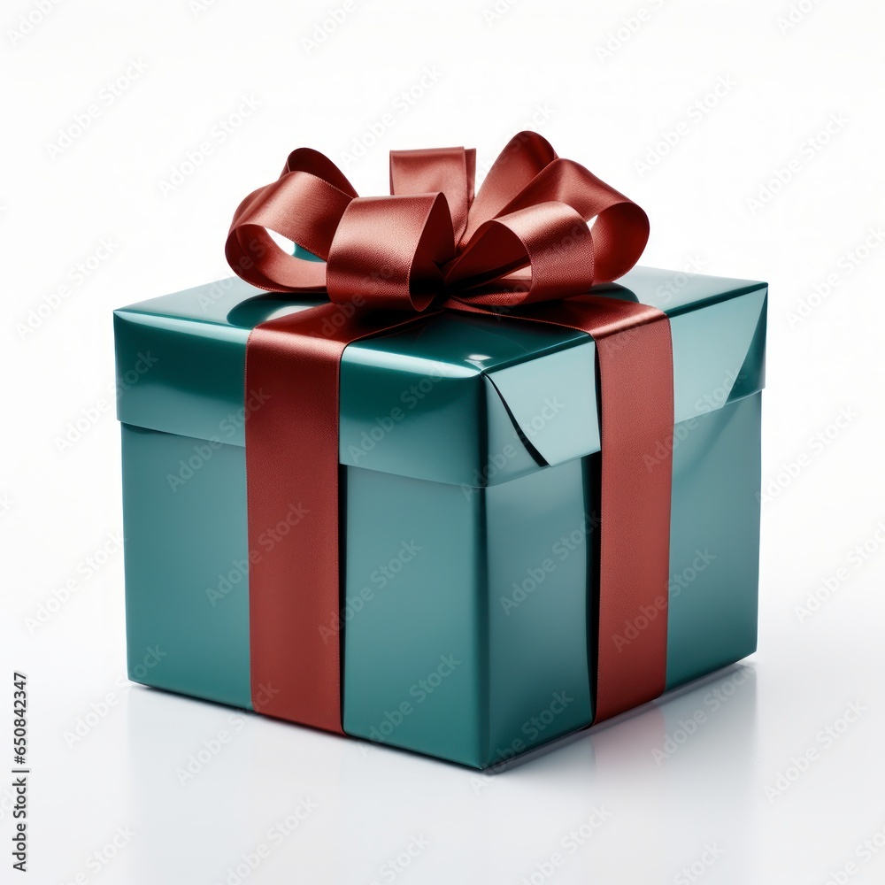 Obraz premium gift box isolated on white background