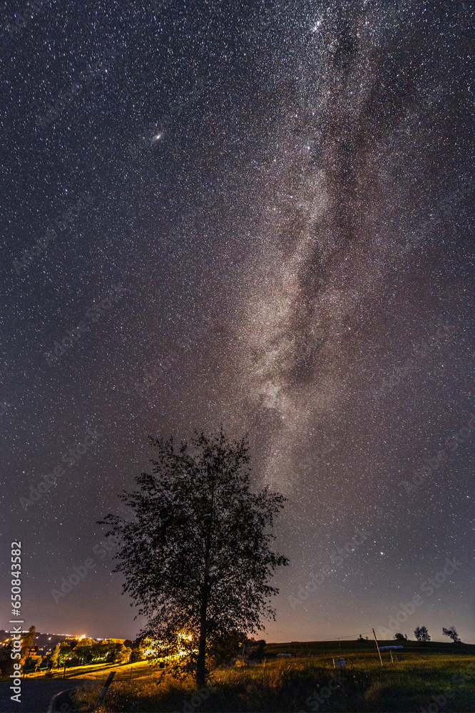The Milky Way captured in Podhale, Poland