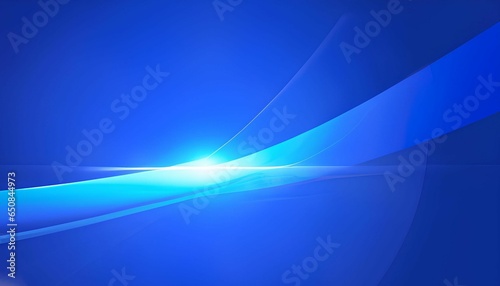generative ai, sunlight on a blue background with lens flare and space for text