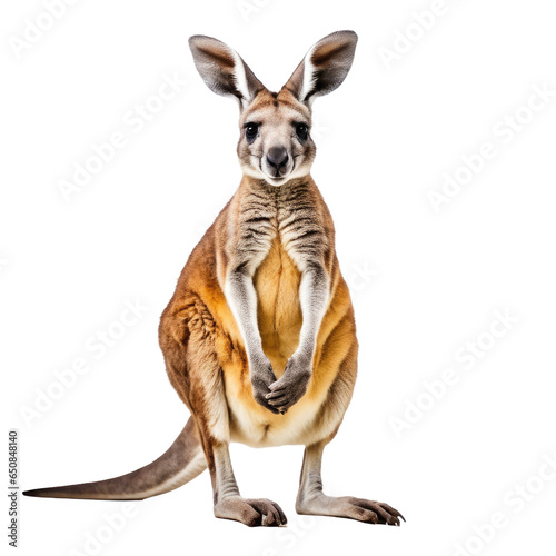 Kangeroo isolated on a white background