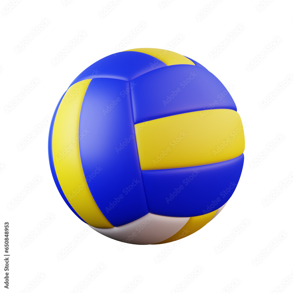 volley ball 3D Illustration Banner and Background volley ball 3D Illustration Banner and Background