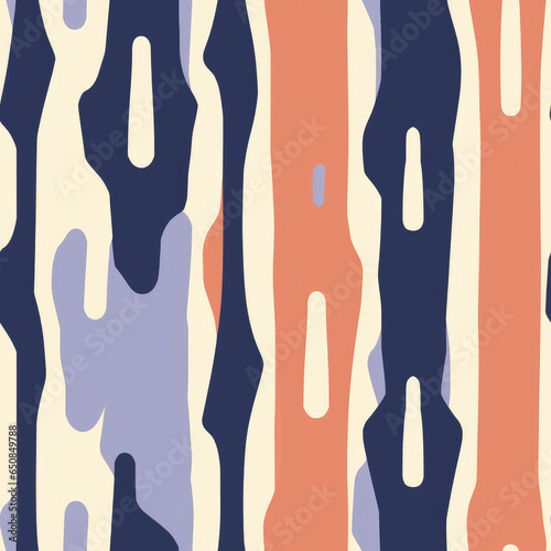 Abstract modern shapes repeat pattern minimal retro