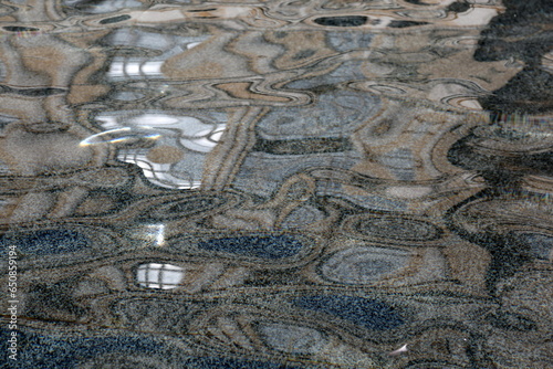 reflections of buildings in the water