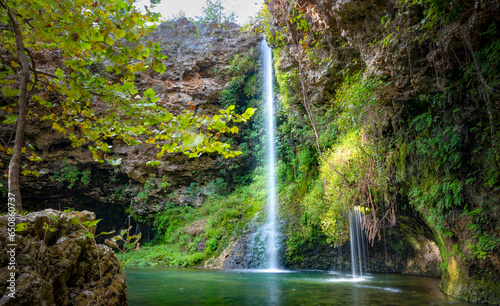 Fototapeta Naklejka Na Ścianę i Meble -  Natural Falls in Natural Falls State Park in Delaware County, Oklahoma