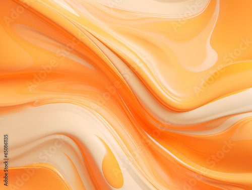 Orange abstract liquid background 