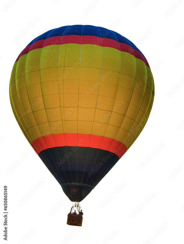 Fototapeta premium a colored hot air balloon