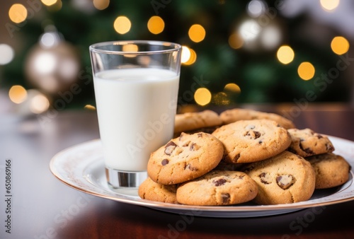 Christmas background with cookies