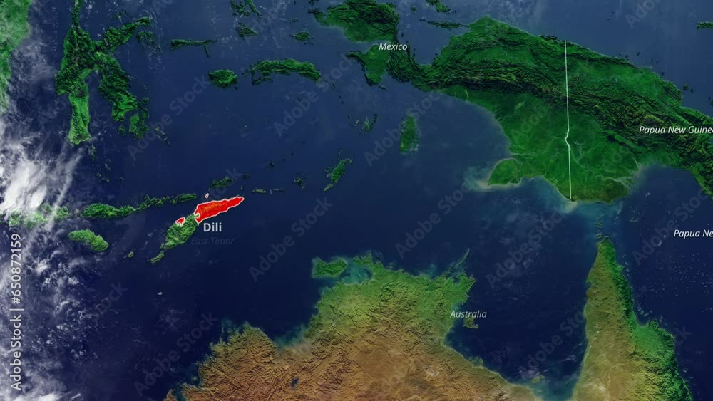 EAST TIMOR Zoom Map 2D EAST TIMOR Zoom Map 2D