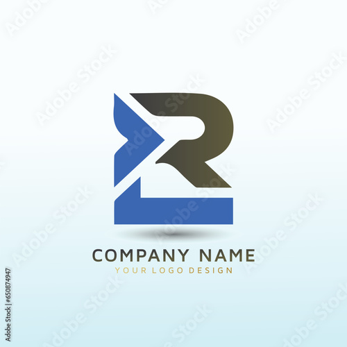 supply chain and logistics company Letter RL logo