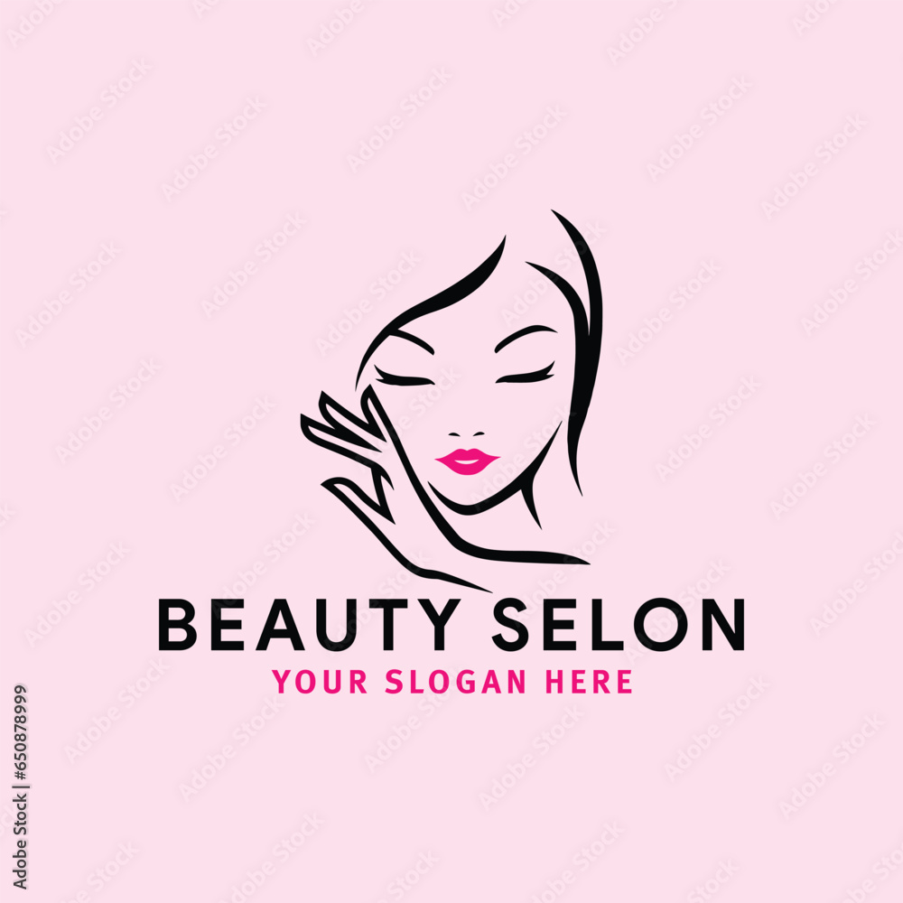 women beauty logo design vector women beauty logo design vector