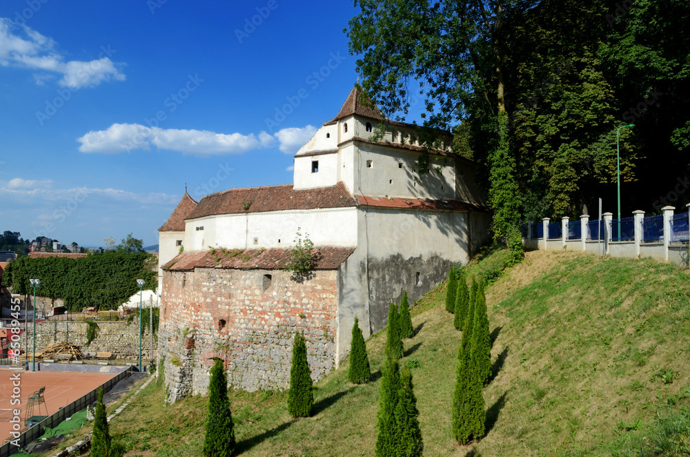 Stone Weavers Bastion fortress in Brasov, Romania