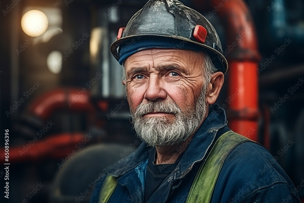 older man with a beard posing in front of the camera older man with a beard posing in front of the camera