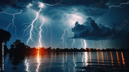 Catatumbo lightning. photo