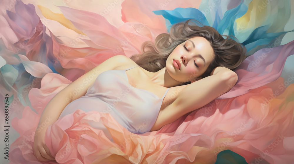 The maternal bond: A painting that captures the love and tenderness between a mother and her child, Generative AI The maternal bond: A painting that captures the love and tenderness between a mother and her child, Generative AI