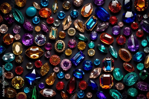 gems and stones, Precious gems luxury transparent stones in abundance.