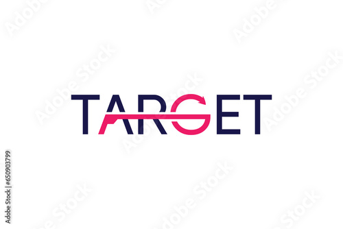 Target design element vector with creative modern concept