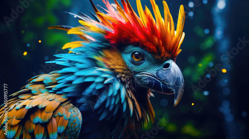 Colorful Wildlife Photography A Vibrant Animal in Its Natural Habitat © Graphics.Parasite