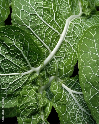 Detailed image of the cosmeceutical plants leaf surface, capturing the tiny hairlike structures that protect it and retain moisture. photo