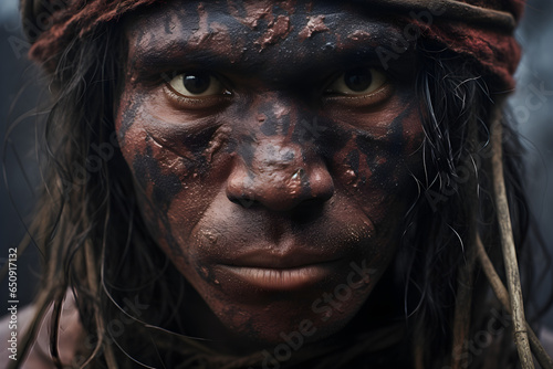 North sentinel tribal warrior
