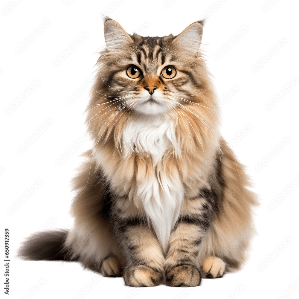 Siberian_cat_cute_whole_body_no_shadow_highest_resolu