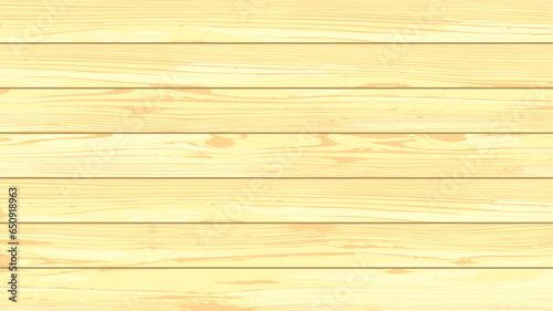 木の板の背景素材　木目　茶色　ベクター　16:9　横位置