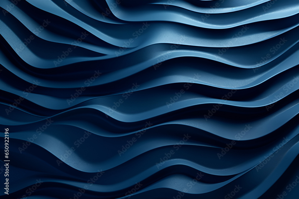 Obraz premium blue wavy texture abstract design