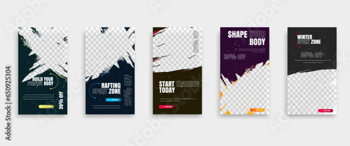 social, template, media, post, gym, design, banner, frame, fitness, graphic, promo, pack, splash, vector, cover, digital, flier, fun, music, poster, art, black, booklet, fashion, photo, sale, set, abs