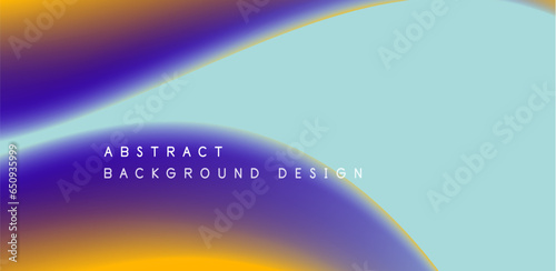 Abstract vector backdrop with fluid, geometric elements. Harmonious blend of form and color, evoking dynamic and captivating visual landscape for wallpaper, banner, background, landing page