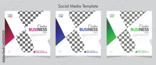   Eye catching bundle Business social media marketing or Instagram Social Media Design Post.