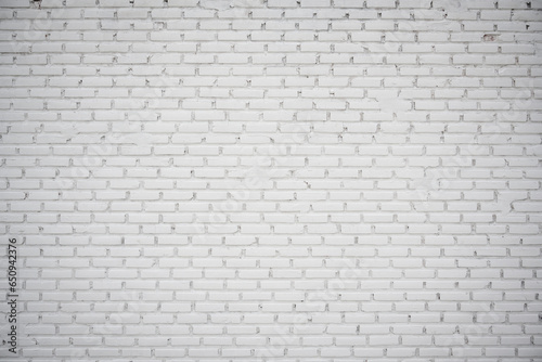 Modern white brick wall texture for background. white brick wall may used as background.