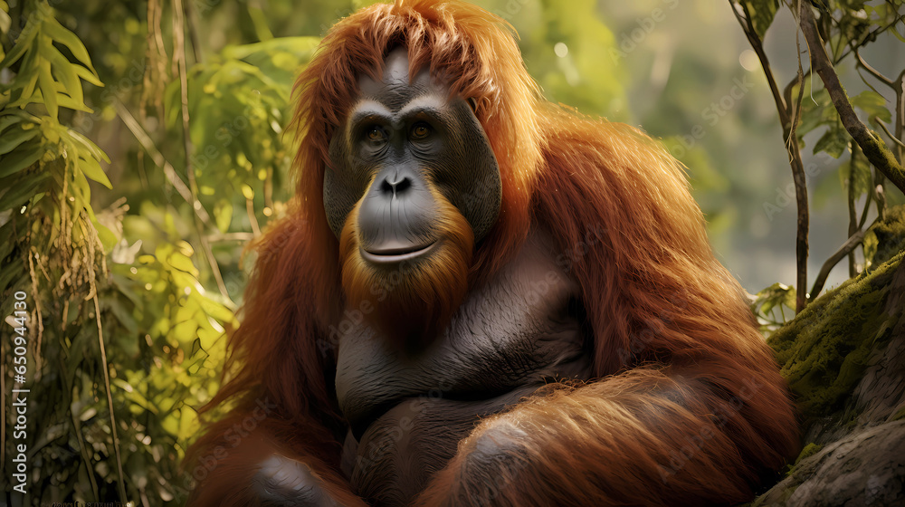 Tapanuli Orangutan in nature
