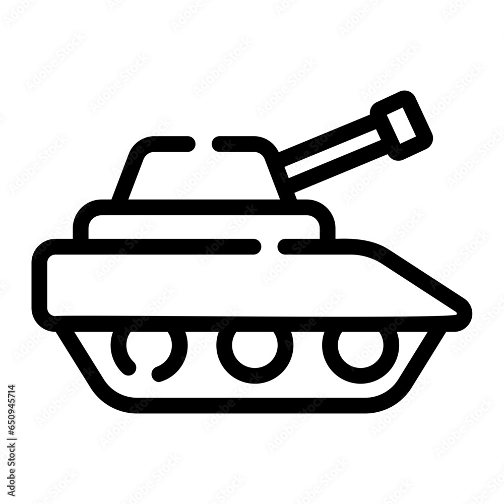 tank Line Icon tank Line Icon