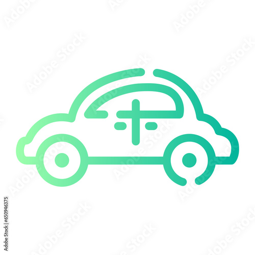 hand grenade Line Gradient Icon