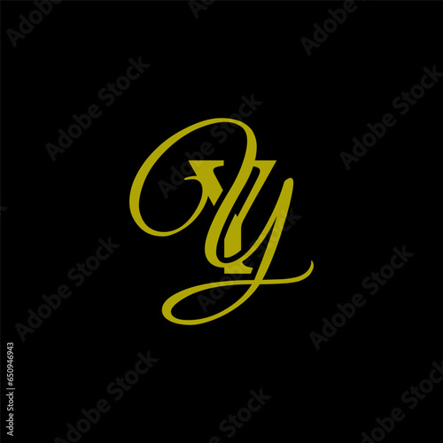 Free Download initial letter yy unique monogram logo vector - GFXLoad
