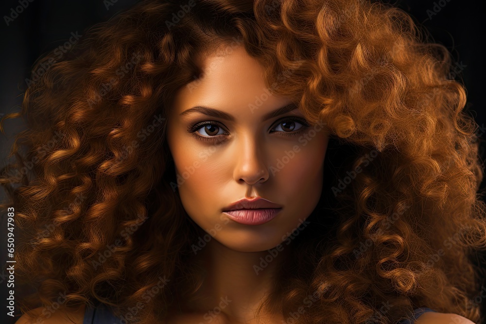 portrait of a woman with long hair portrait of a woman with long hair