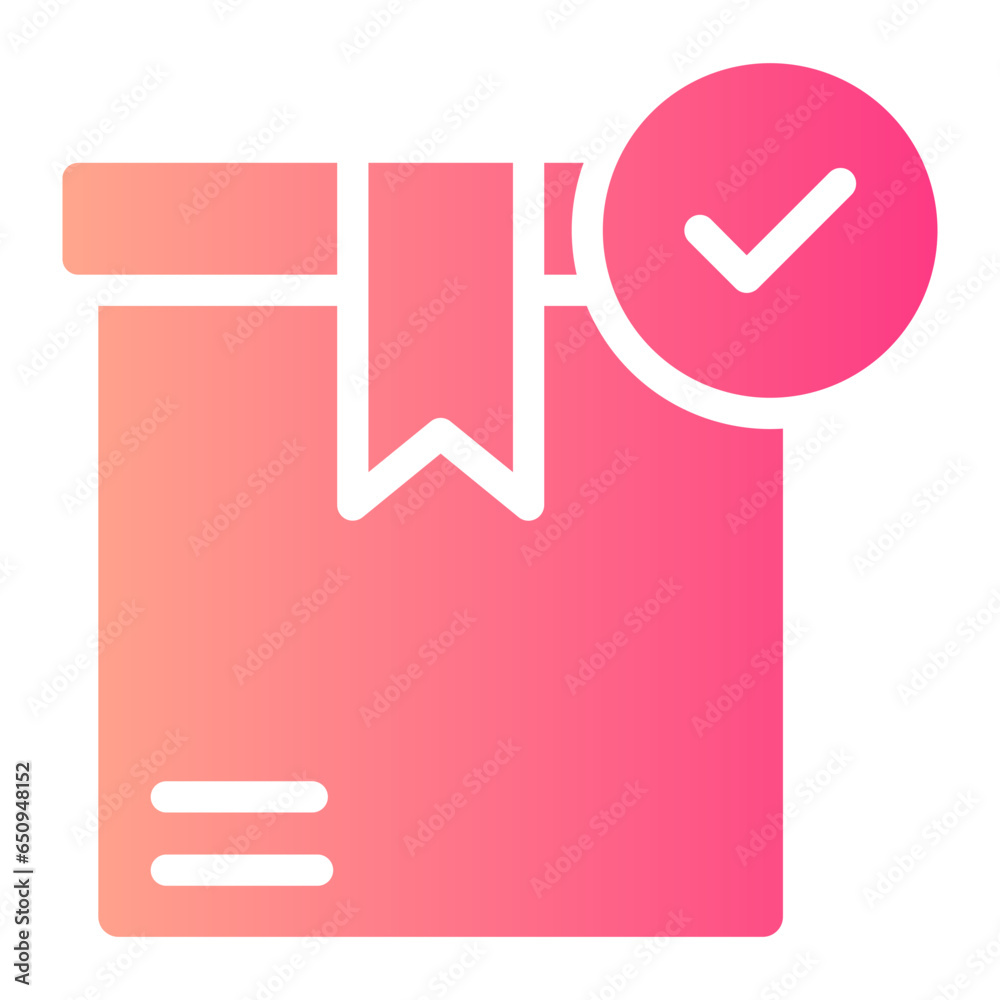 cardboard box gradient icon cardboard box gradient icon