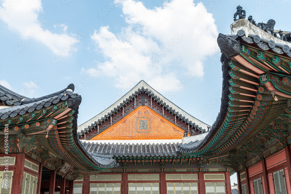 views of Gyeongbokgoong palace complex in seoul city views of Gyeongbokgoong palace complex in seoul city
